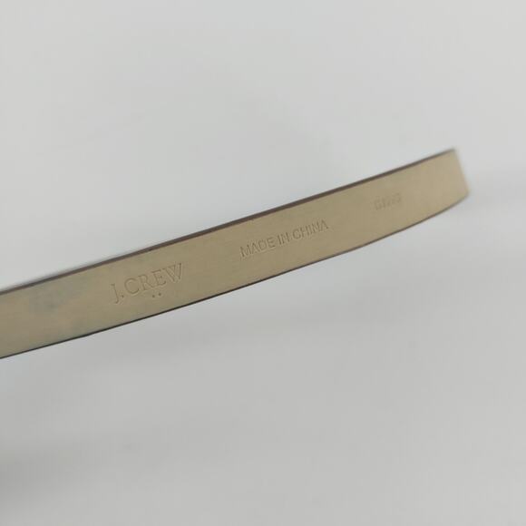 J. Crew Factory Metallic Skinny Belt Fashion Glam Preppy Small - Picture 5 of 8